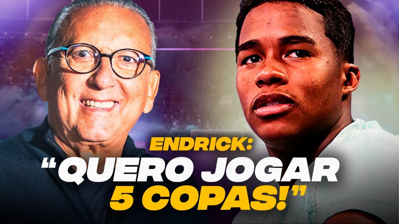 GALVÃO ENTREVISTA ENDRICK - JÓIA DO VERDÃO E DO FUTEBOL BRASILEIRO!
