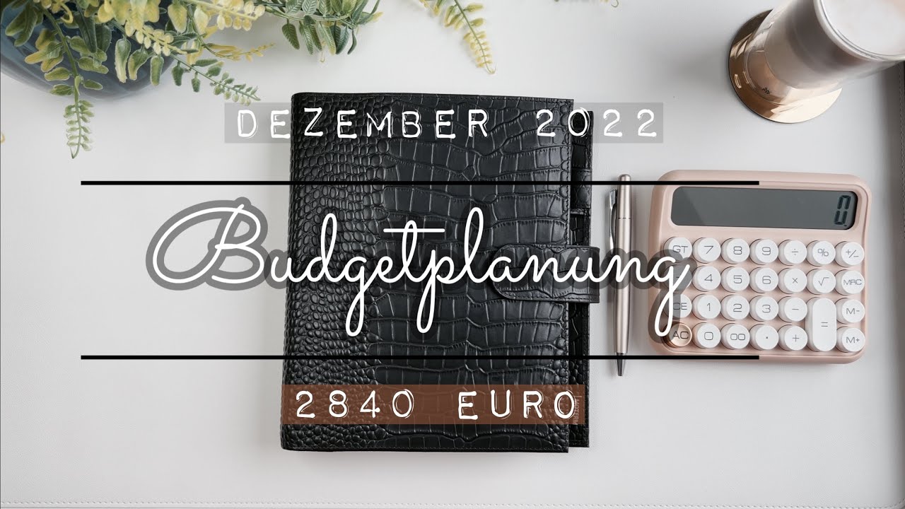 Budgetplanung mit ECHTEN Zahlen - OHNE Weihnachtsgeld 🎄I Dezember 2022