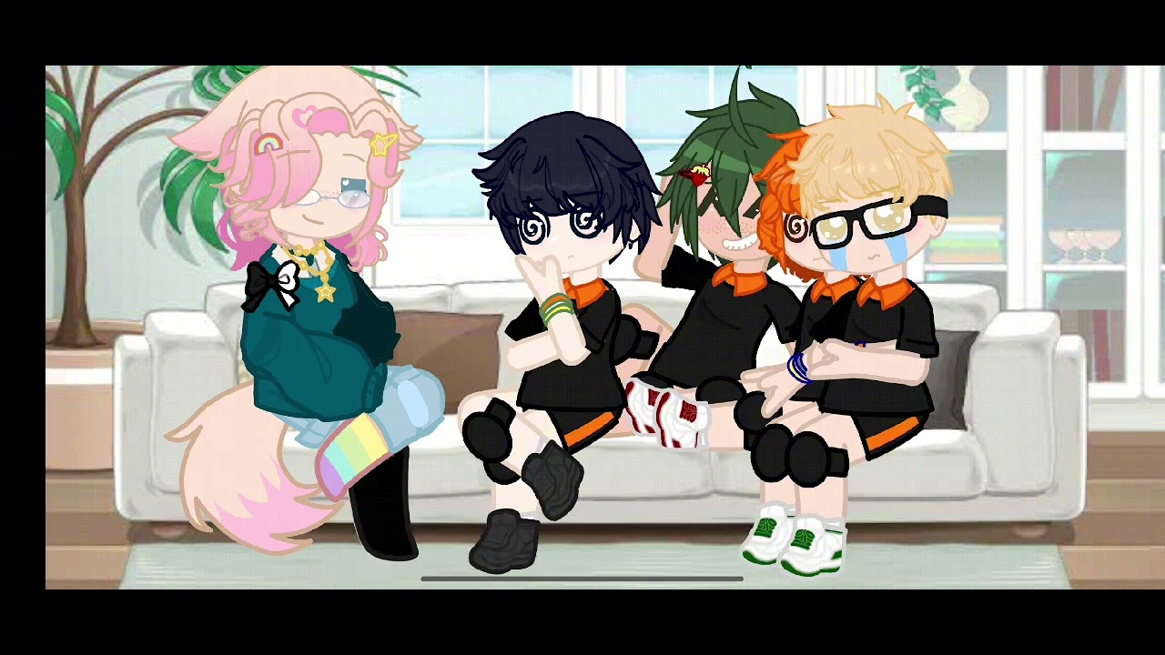 Volleyball Fall In // Possible Earrape// Haikyuu // My Au // Mixed Worlds