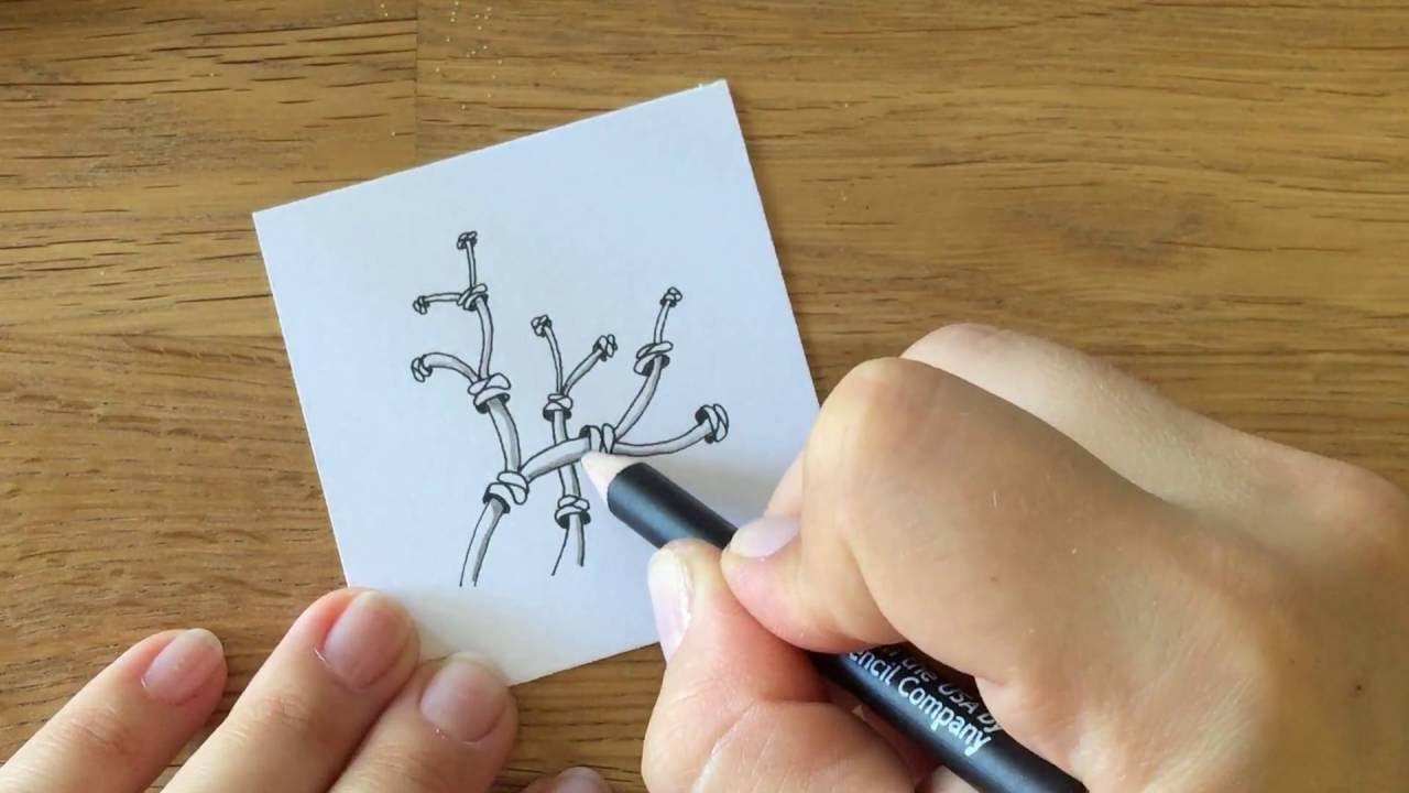 Zentangle® Muster: Pendrills