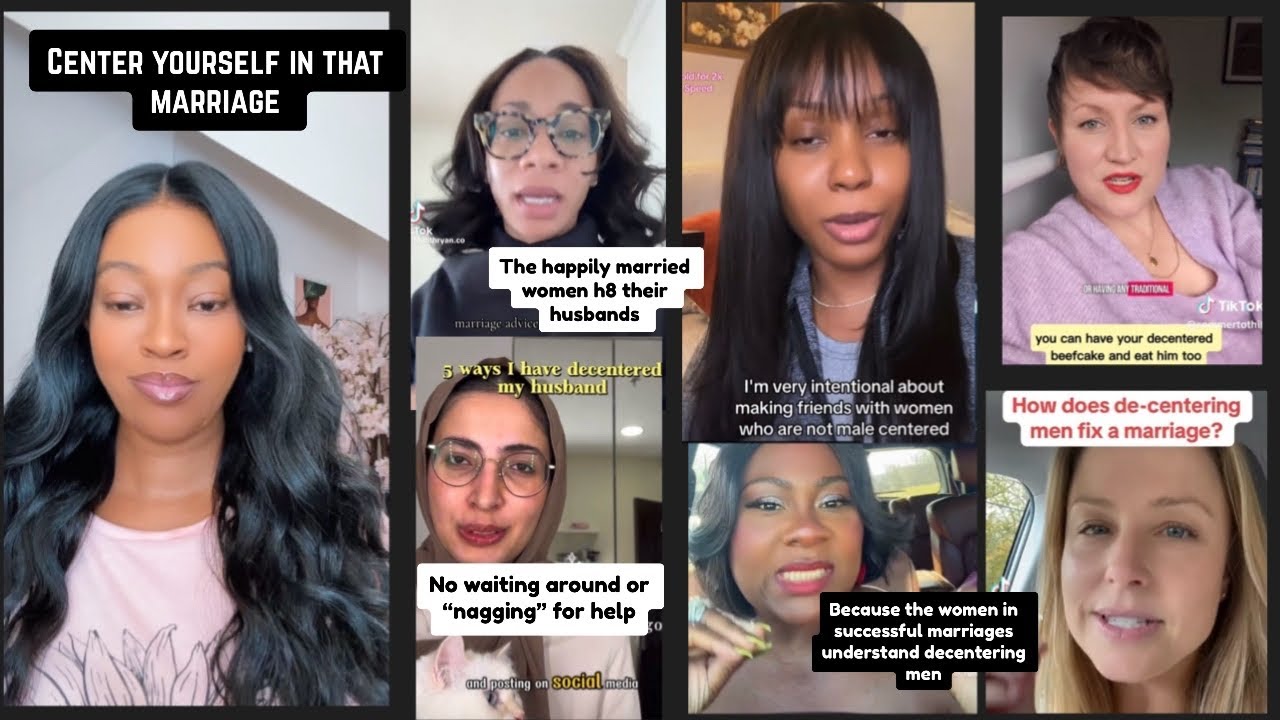 Married women share how they decenter their husbands 