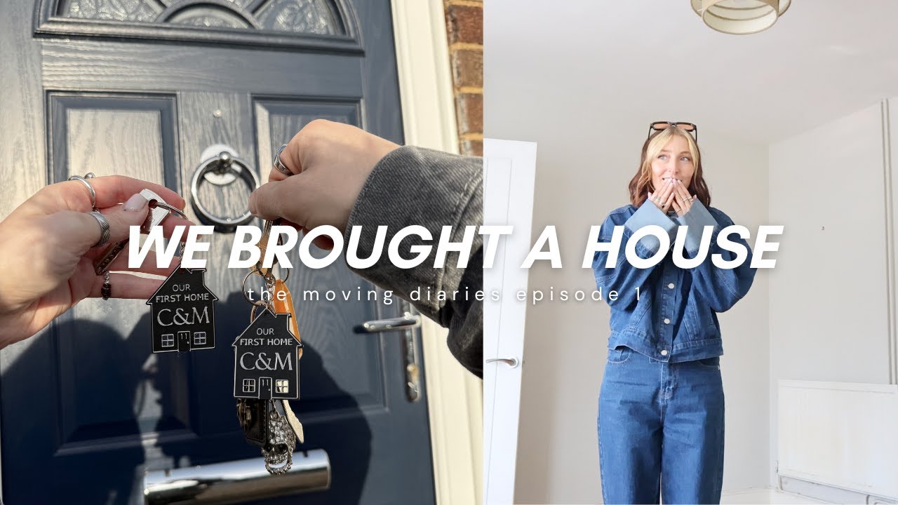WE BOUGHT A HOUSE! moving diaries ep 1 | first home, collecting the keys + lots of painting!