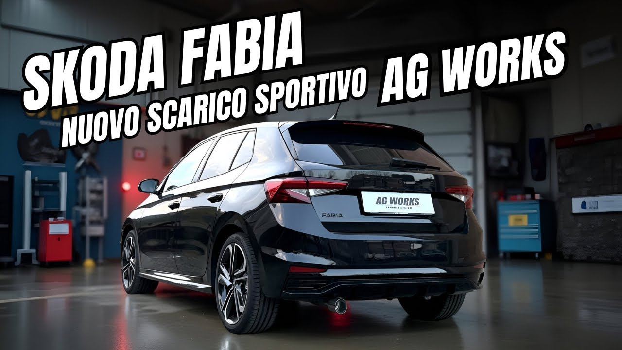 SKODA FABIA MK4 - Nuovo scarico sportivo AG Works