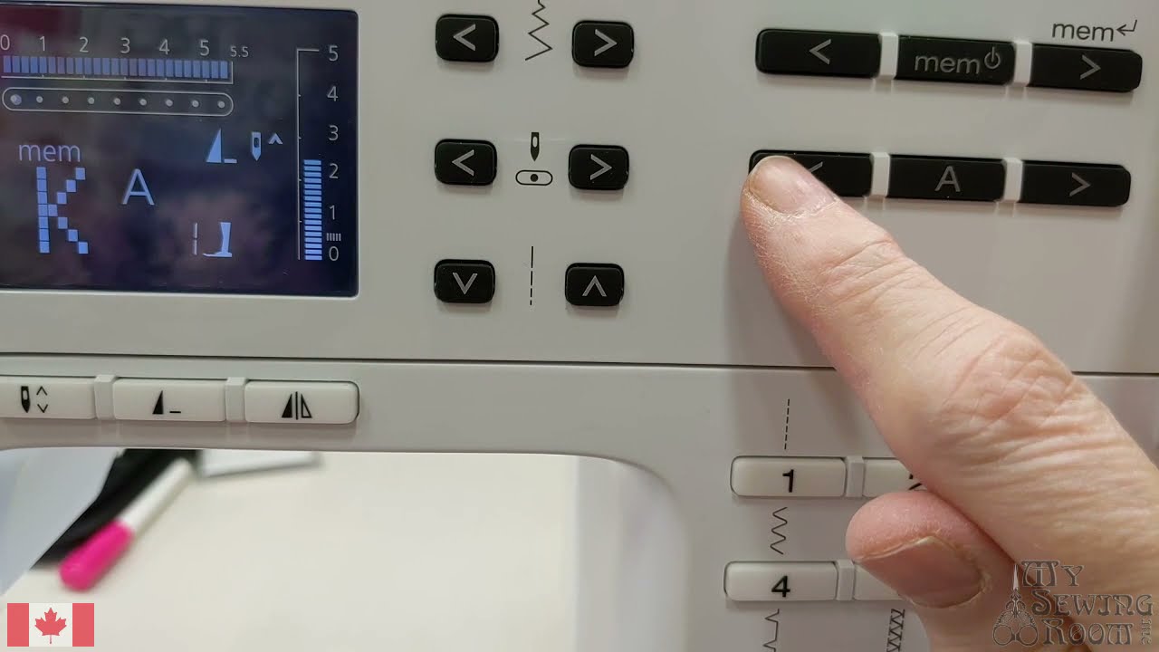 Bernina New User Guide 300 Series Part 4: Stitching Letters