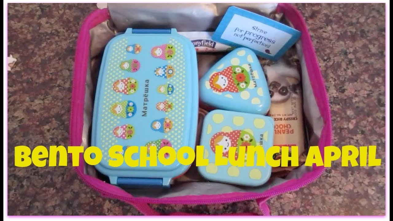 Bento School Lunches!APRIL