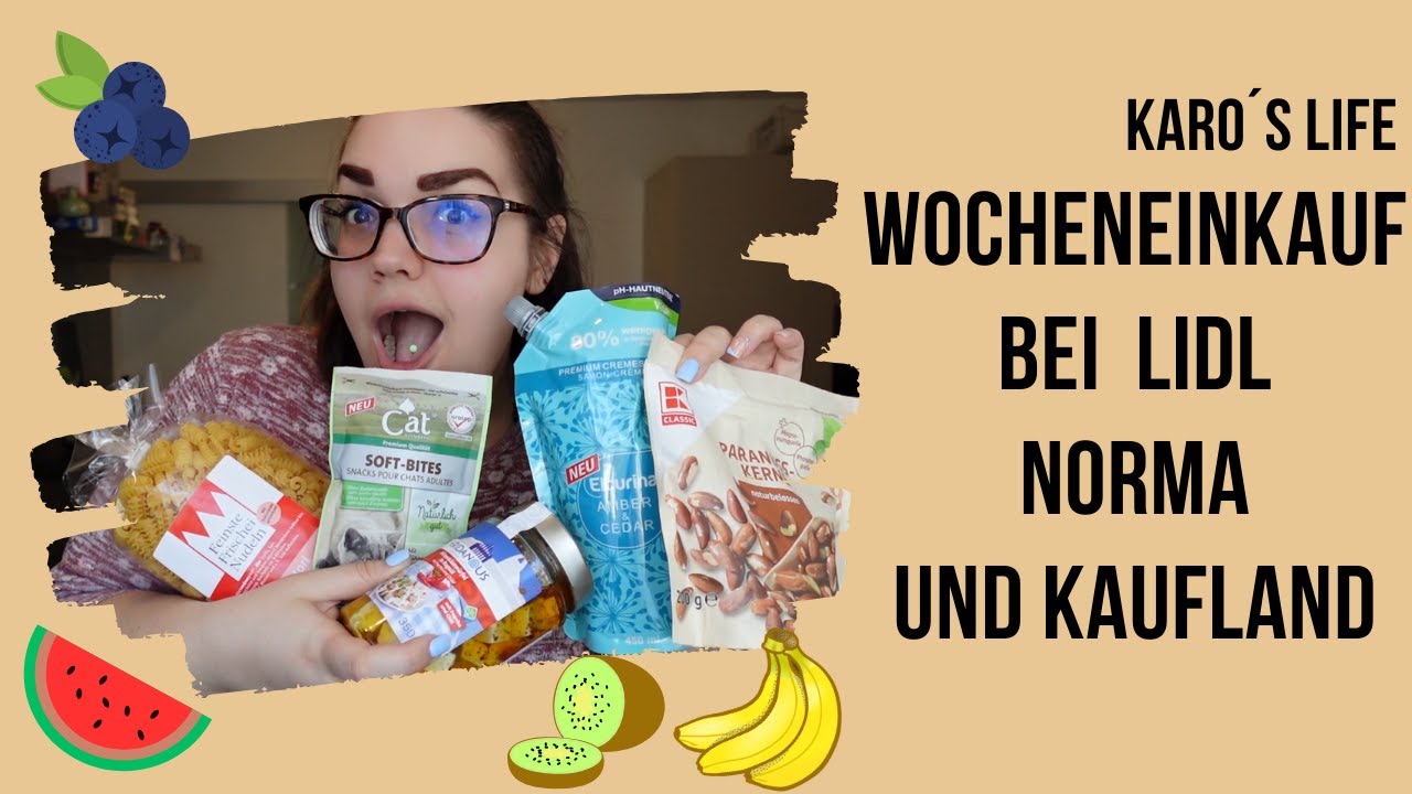 XXL Wocheneinkauf | 160 € für 2 Personen | KAUFLAND | LIDL | NORMA | FOOD-HAUL #7 | Karo´s Life