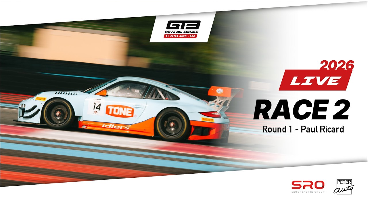 🇬🇧 LIVE | Race 2 | Circuit Paul Ricard | GT3 Revival Series 2026