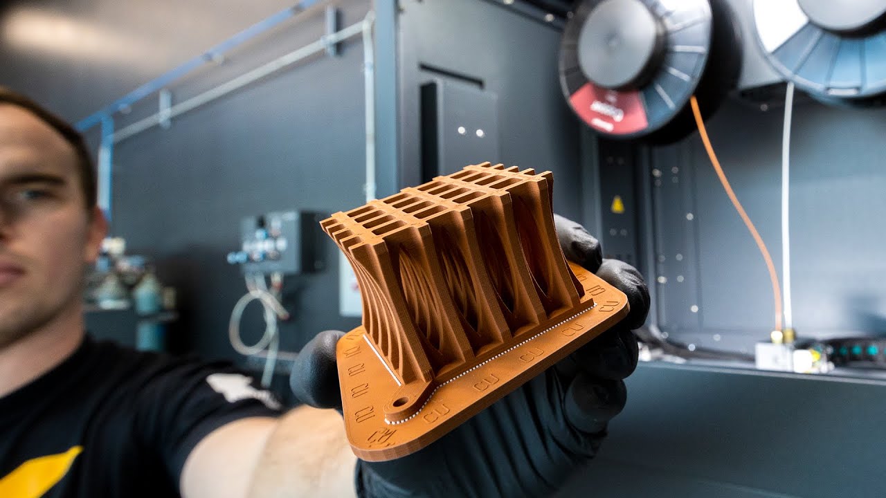 Наша 3D-печать Markforged Metal X выполняется из меди, инконеля, нержавеющей стали и других матер...