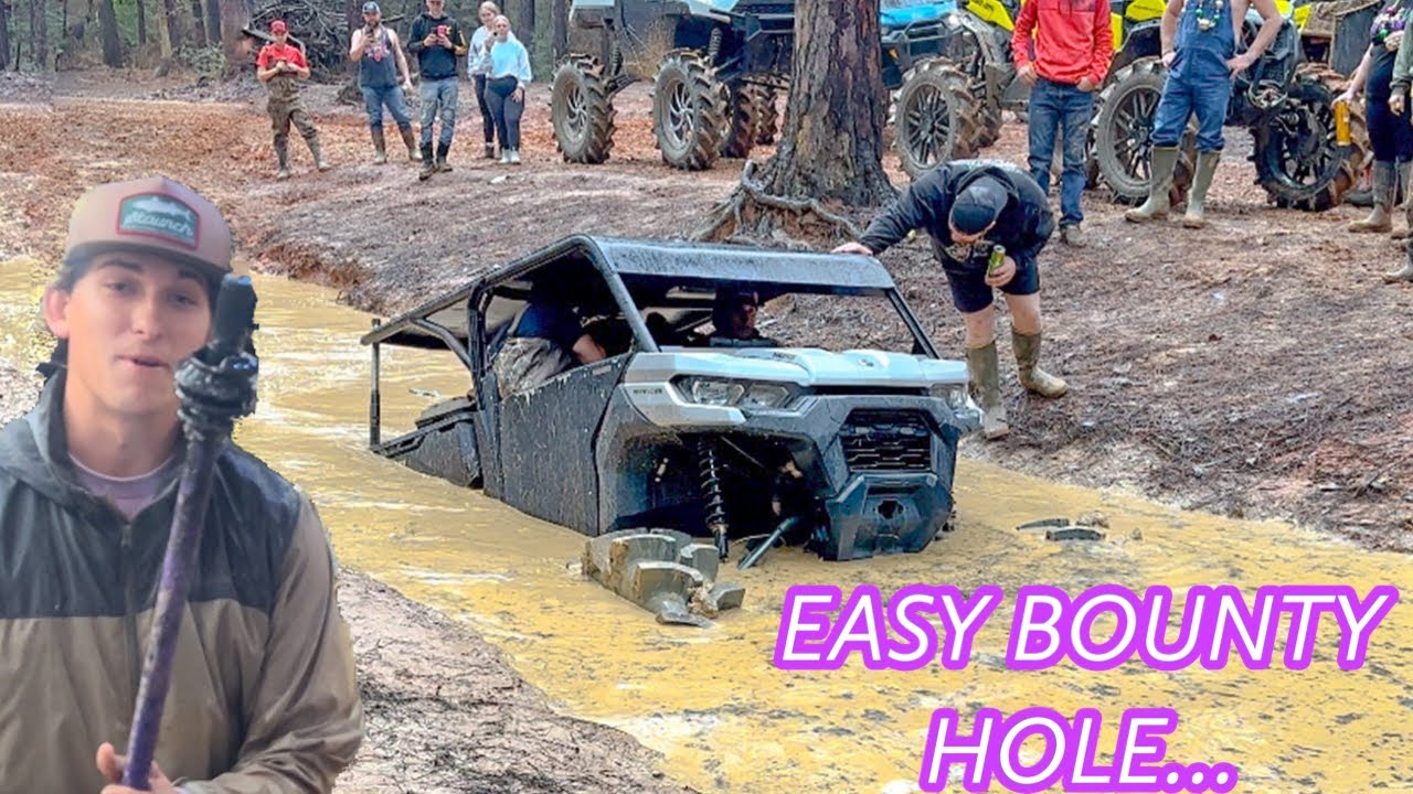 Превосходство Canam Defender в Sabine ATV Park/Muddy Gras Bash
