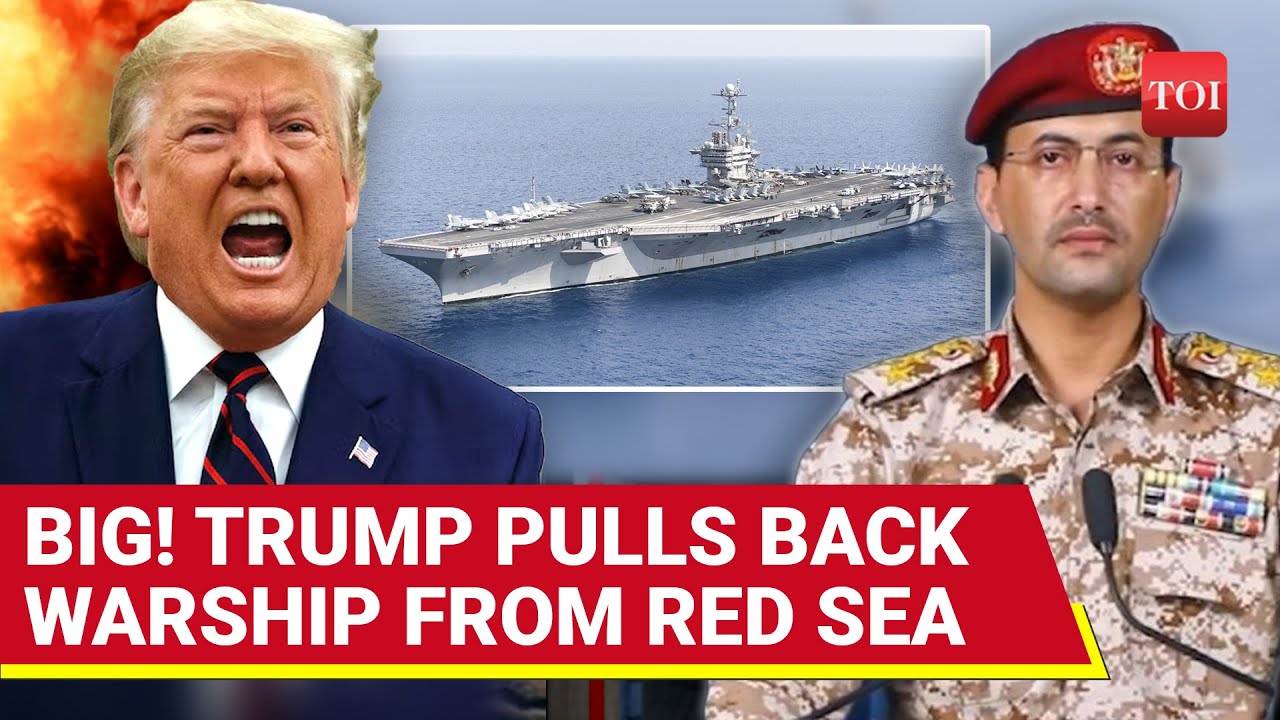 Trump ABANDONS Israel: U.S. Military Retreats From Red Sea, Pulls Back USS Truman After Houthi Fire