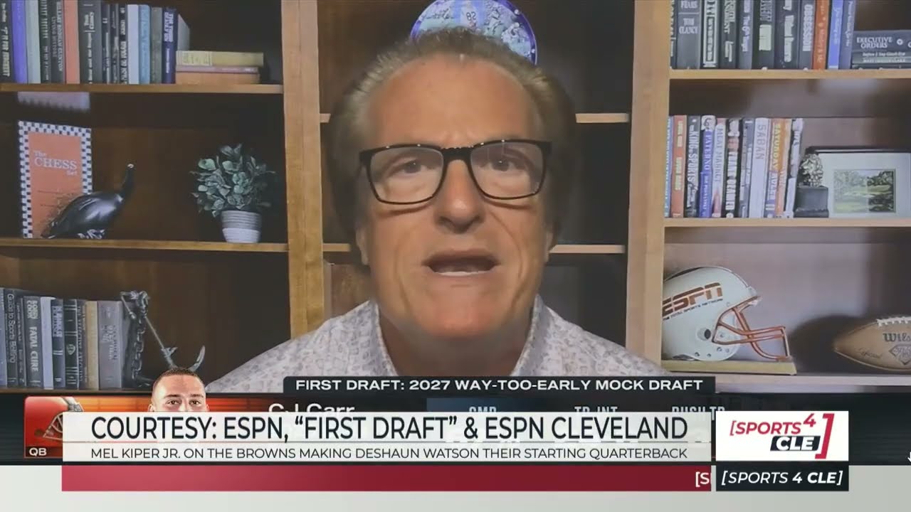 Mel Kiper Jr. on the Browns Naming Deshaun Watson as Their Starting QB - Sports4CLE, 8/31/26