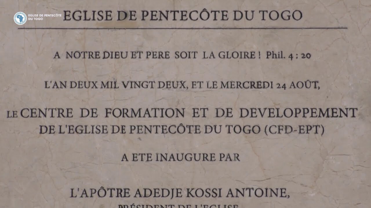 Cérémonie d'inauguration du CFD-EPT