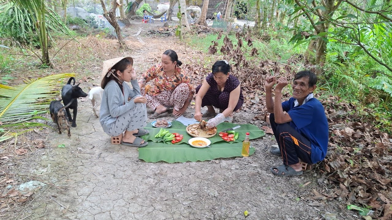 (Gà úp thao nướng ngon nhức nách).