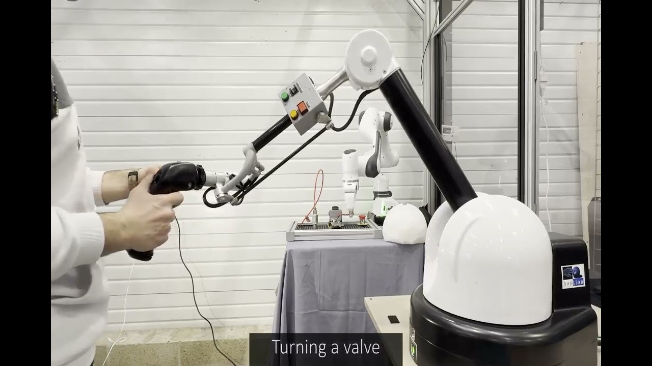 Haption Virtuose 6D HF TAO with Franka FR3  robot