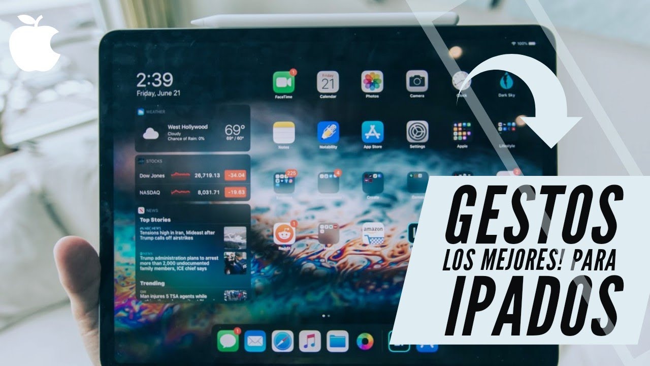 TODOS LOS GESTOS PARA IPADOS 👌LOS MEJORES GESTOS PARA TU IPAD PRO 2020