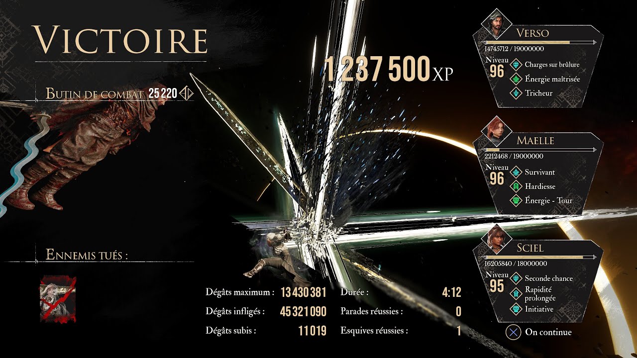 Détails complets du build pour ONE-SHOT Simon ! | Expédition 33 [Expert]