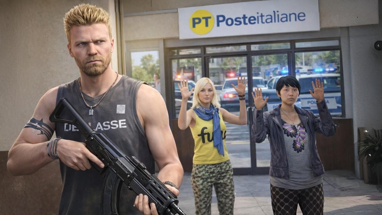 MEGA RAPINA A POSTE ITALIANE su GTA 5 RP