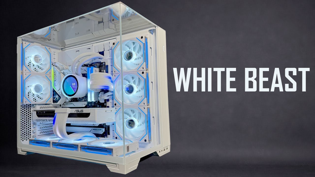 I Built the Cleanest White Gaming PC Ever 2026