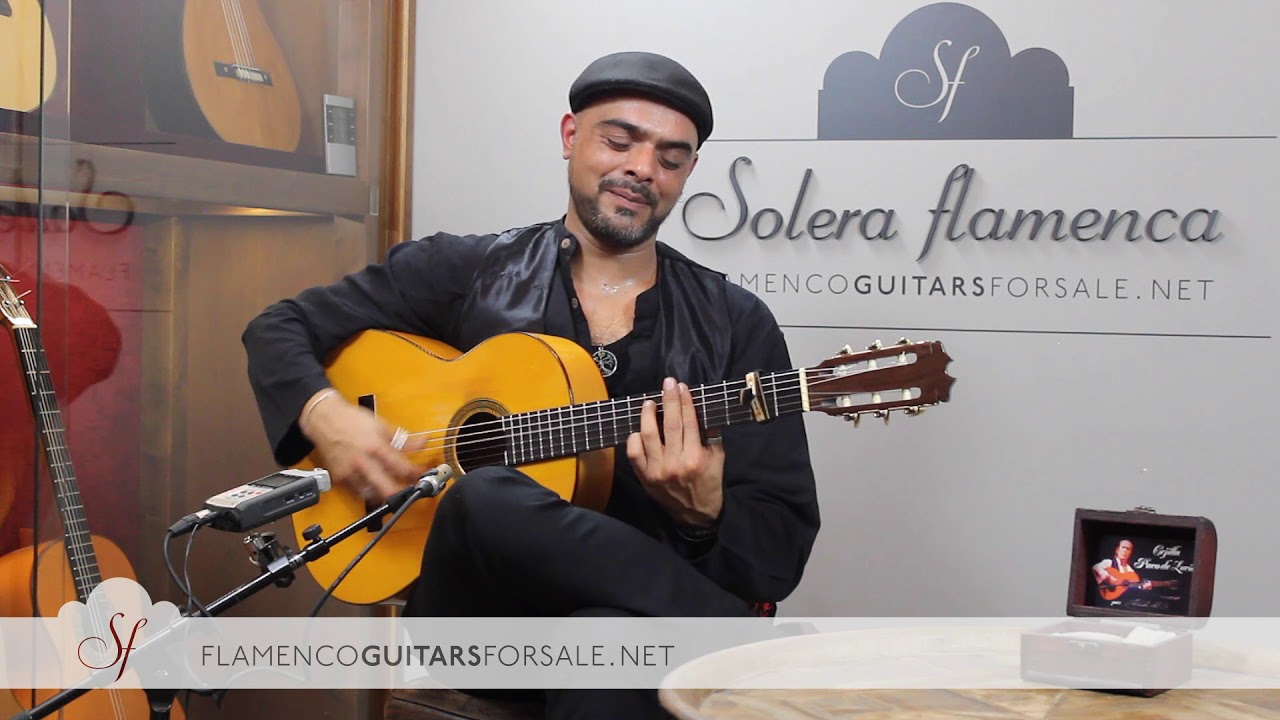 Sobrinos de Domingo Esteso 1970 flamenco guitar for sale played by Jer&oacute;nimo Maya