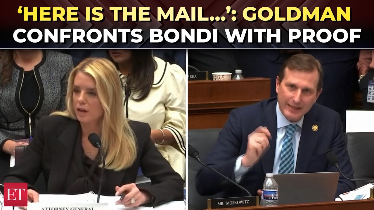 'I’m talking, quiet…’: Goldman shuts down Bondi with Maxwell-Epstein mail, exposing ‘TRUMP’S LIES’