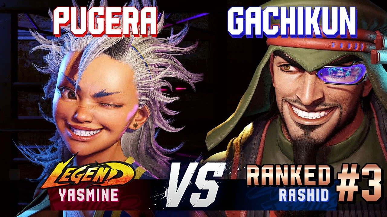 SF6 ▰ PUGERA (Yasmine) vs GACHIKUN (#3 Ranked Rashid) ▰ High Level Gameplay
