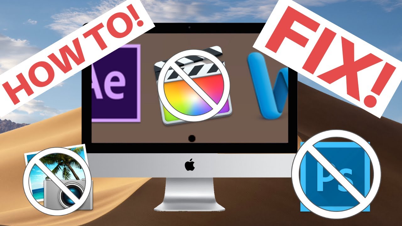 Can't Open Mac Application | White Circle Fix