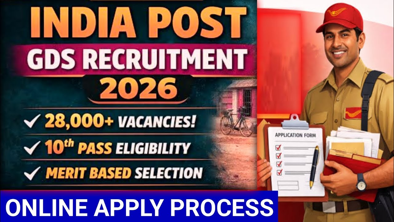 India Post Office GDS New Vacancy 2026//India Post GDS Recruitment 2026//GDS New Vacancy