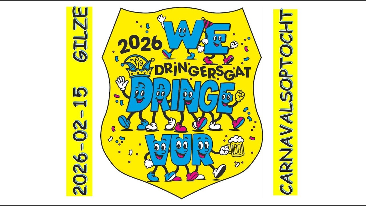 Optocht Carnaval 2026 Gilze/Dringersgat - Doorkomst op 