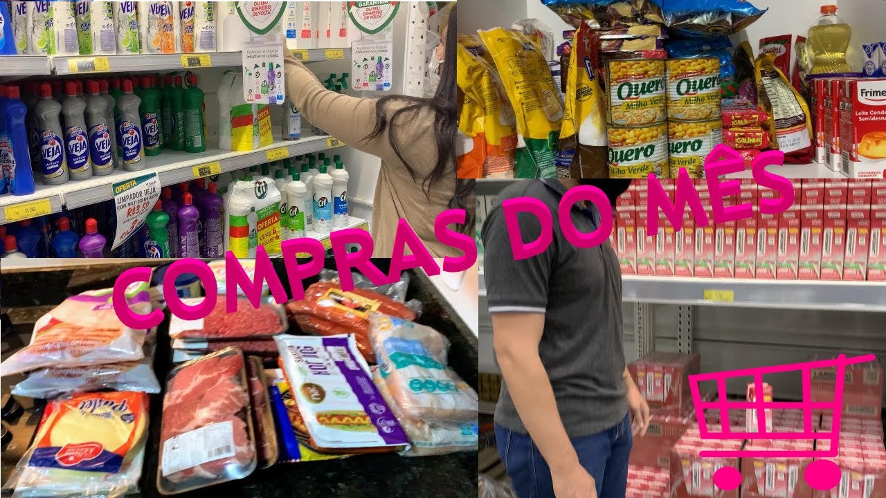 COMPRAS DO M&Ecirc;S DE JULHO | SUPERMERCADO ATACADISTA | QUANTO GASTAMOS | CASA DO CASAL