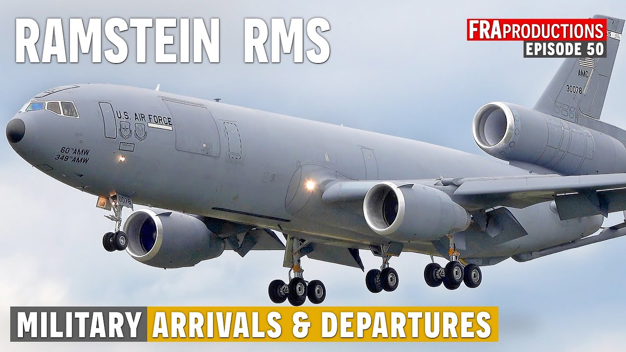 Ramstein RAF KC2 & EC-130H CompassCall, KC-10 | 30x Military Planespotting