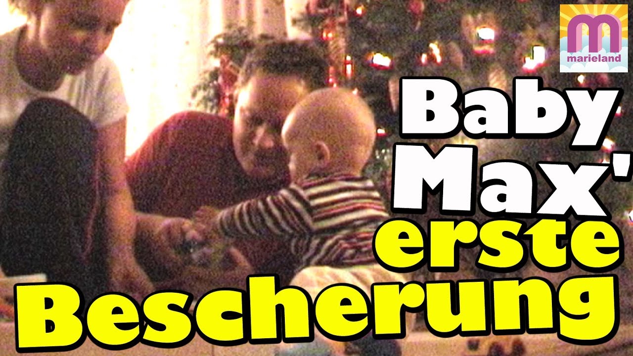 Erstes Weihnachten 🎅 Bescherung mit Baby Max (7 Monate)👶 Marieland Familien Rückblick