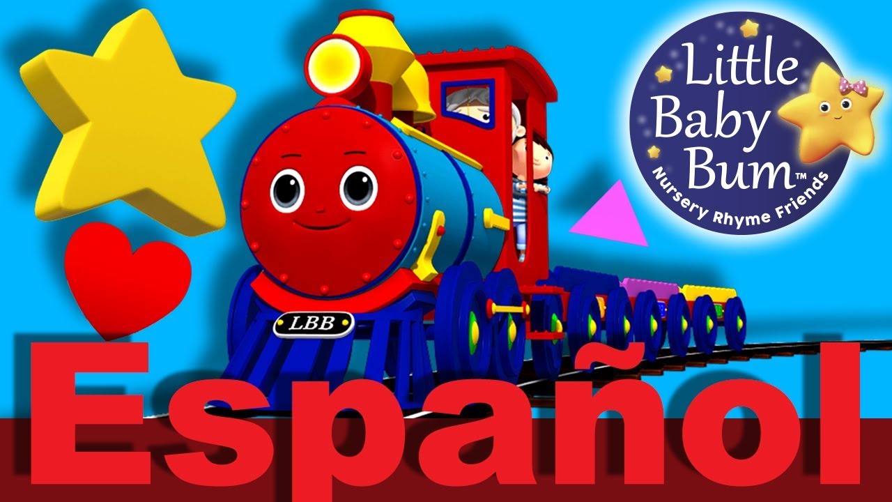 El tren de las formas | Parte 2 | Canciones infantiles | LittleBabyBum