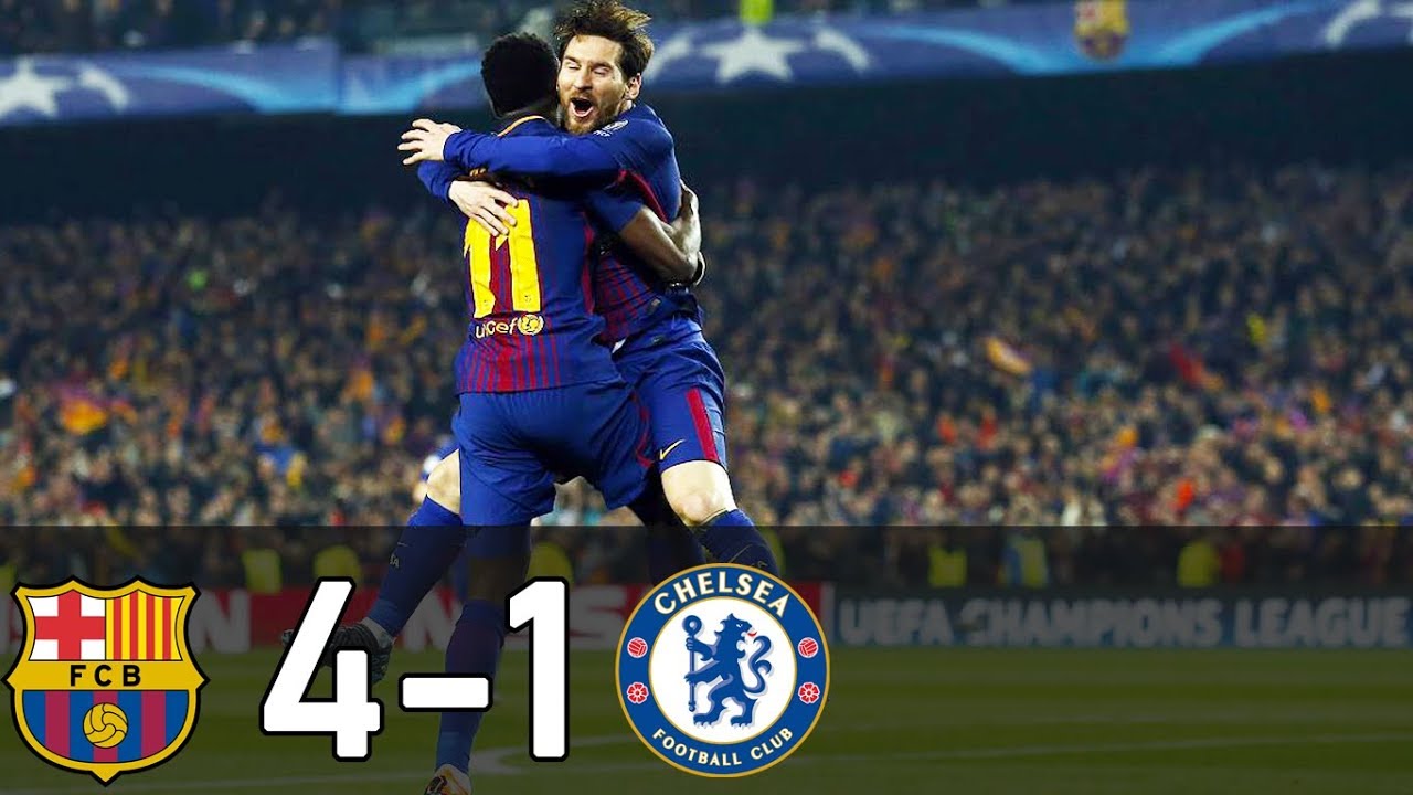 Barcelona Vs Chelsea 4-1 All Goals & Highlight HD | 2018