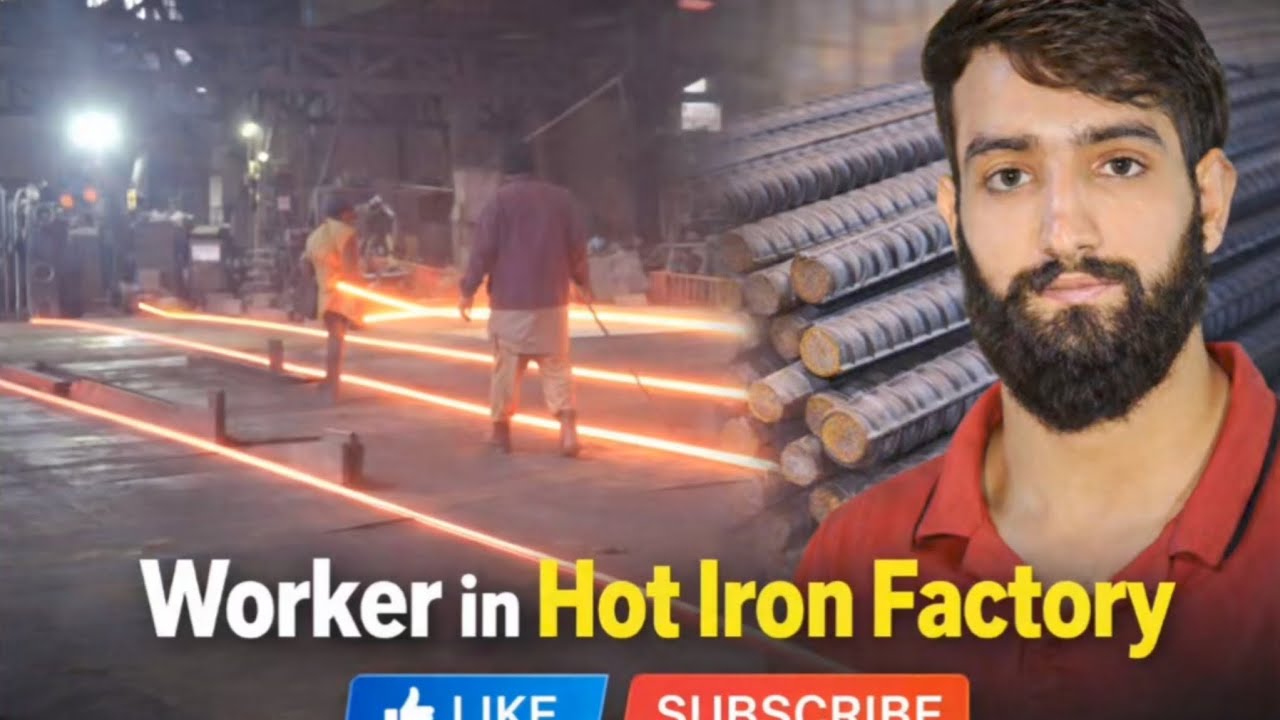 l hard work inside a hot iron factory SubscribeHashtags#HotIron #FactoryWork,#HardWork,#SteelFactory