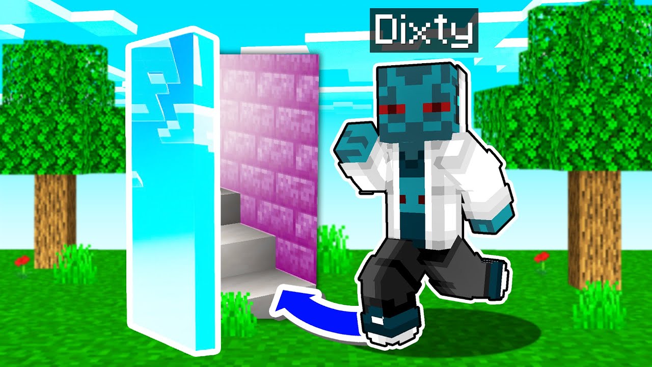 100% NEVIDITELNÉ Dveře, které vedou do Mého TAJNÉHO Domu v Minecraftu!
