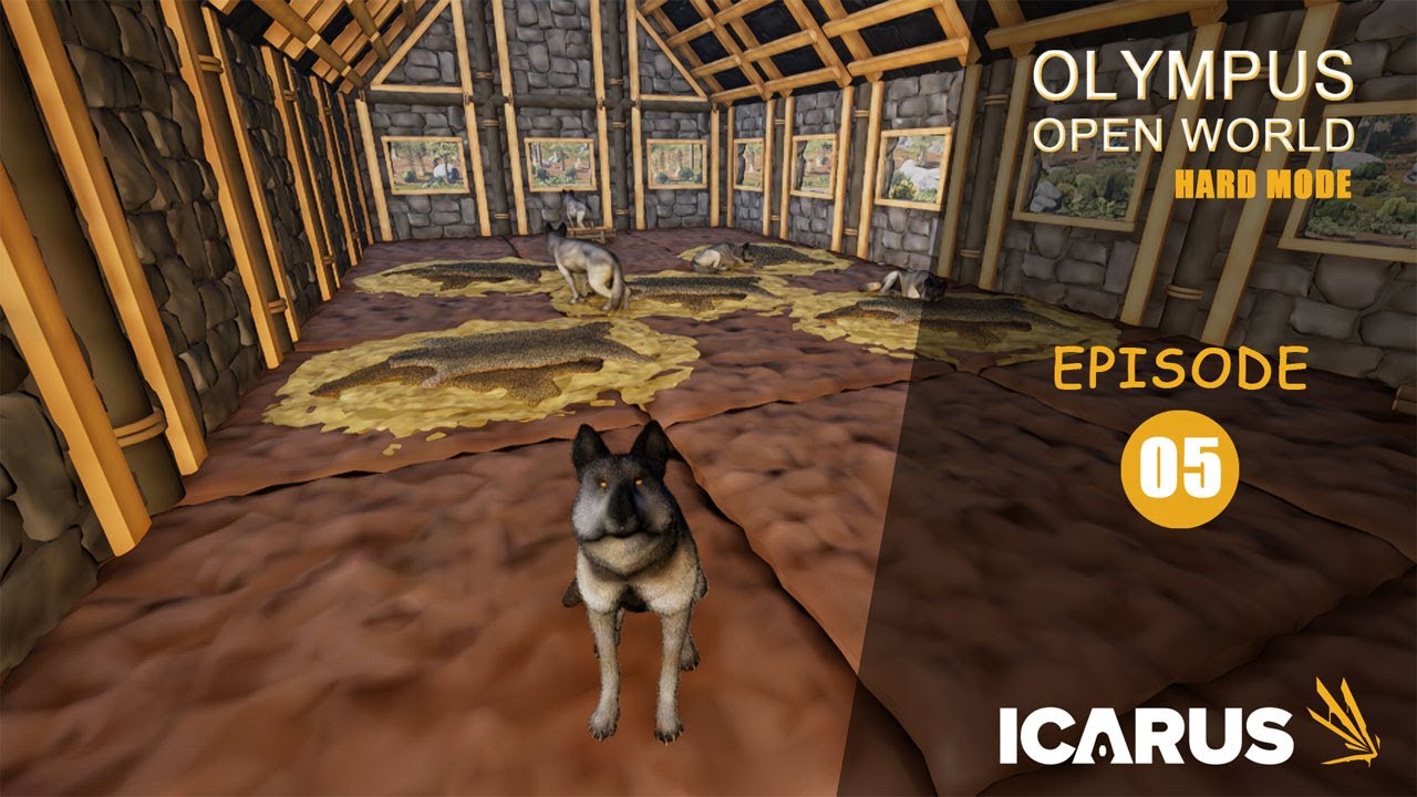 Icarus Olympus, Open World - (Ep.5) Beginning of construction of the main house