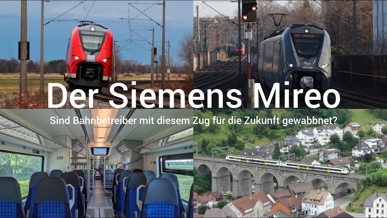 Der Siemens Mireo | Sind Bahnbetreiber mit diesem Zug f&uuml;r die Zukunft gewabbnet? | DOKU