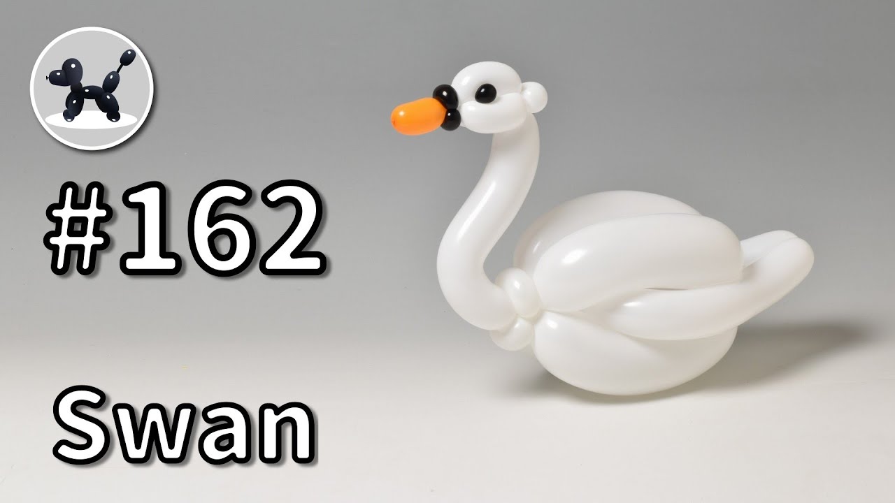 Swan - How to Make Balloon Animals #162 / バルーンアートの作り方 #162  (白鳥)