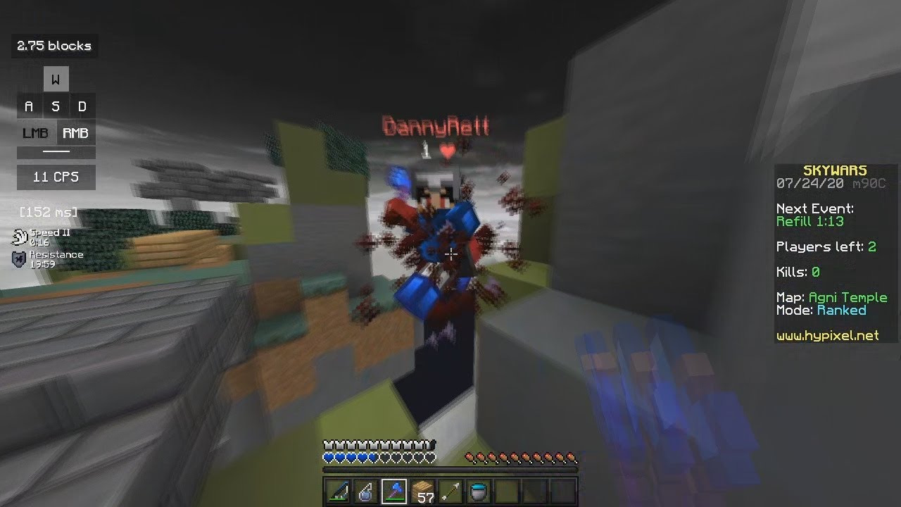 Cheating To Masters Division (Ranked Skywars) [240 FPS]