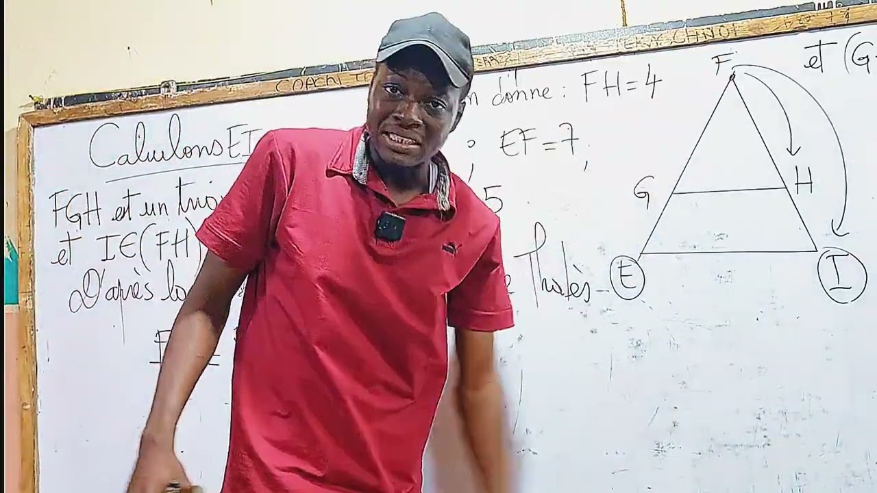 Calculer une longueur à l'aide de la conséquence de la propriété de Thalès  