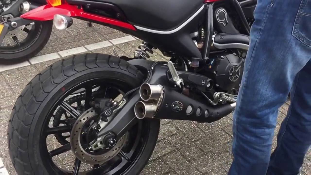 4x Ducati Scramber exhaust. Factory vs Virex vs Zard vs Akrapovic