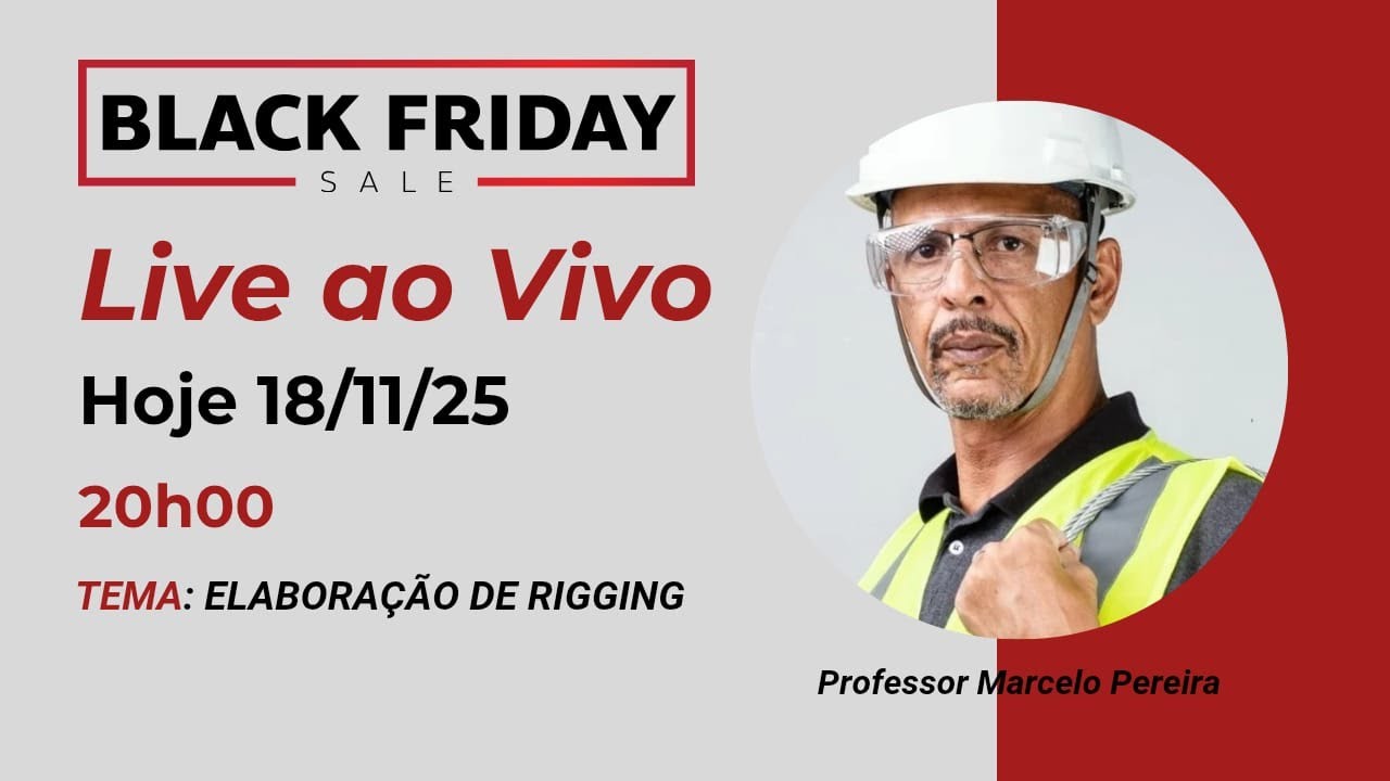 LIVE 18/11/25 -  CURSO SOLIDWORKS E PLANOS DE RIGGING - MARCELO PEREIRA