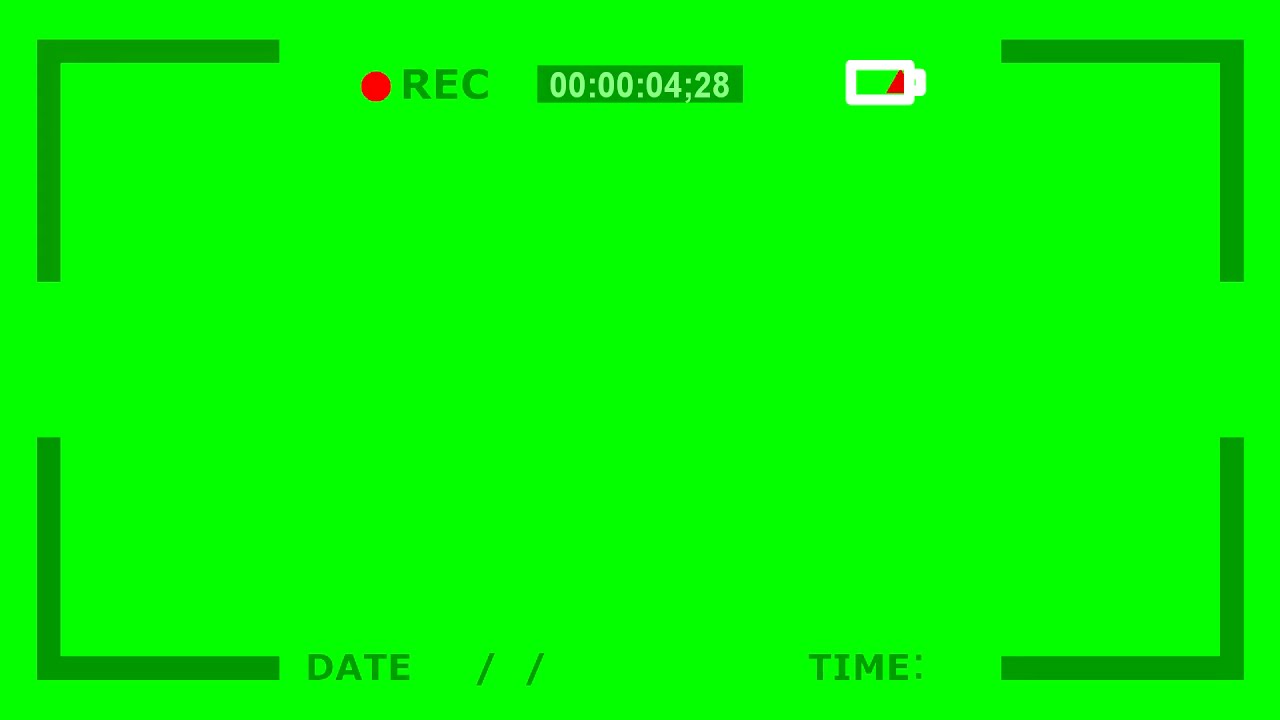 camera focus green screen effects