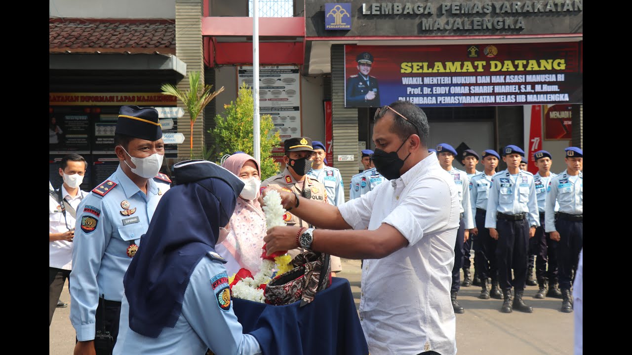 Kunjungan Wakil Menteri Hukum dan HAM RI ke Lapas Kelas IIB Majalengka