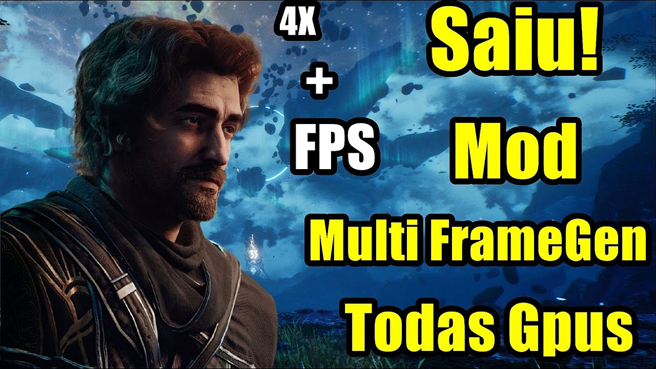 Saiu Mod Multi Frame Generation ,4X Mais FPS Com Suporte Para Todas GPUS!!!!