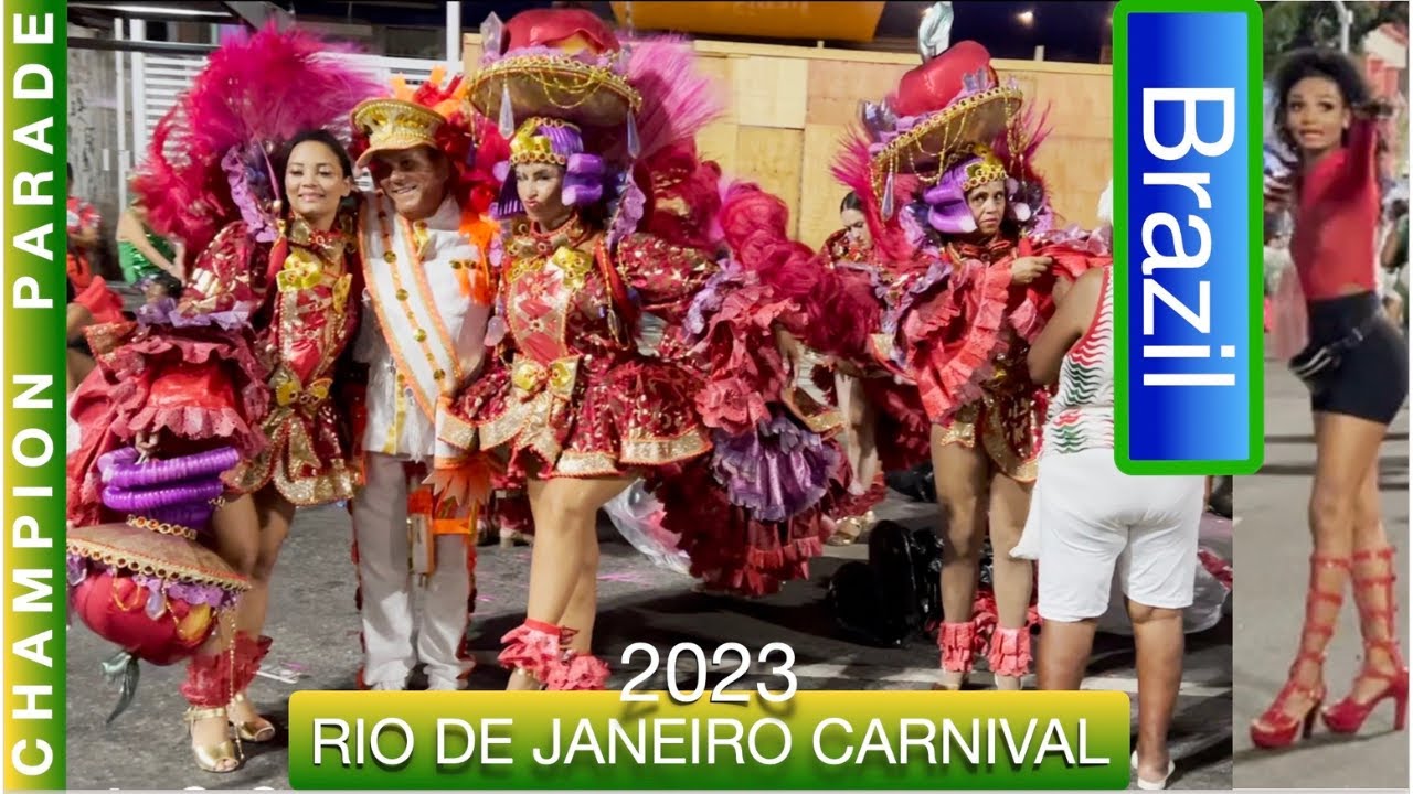 Rio de Janeiro Brazil🇧🇷Champion Parade BLOCK PARTY Carnival 2023 Parade Final! Bloco Street Party!