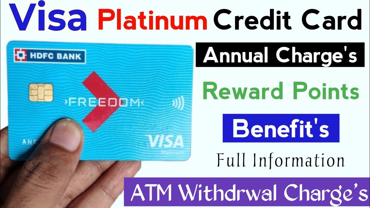 HDFC Bank Freedom Credit Card Annual Charge, Joining fees, Benefit | hdfc freedom credit card detail