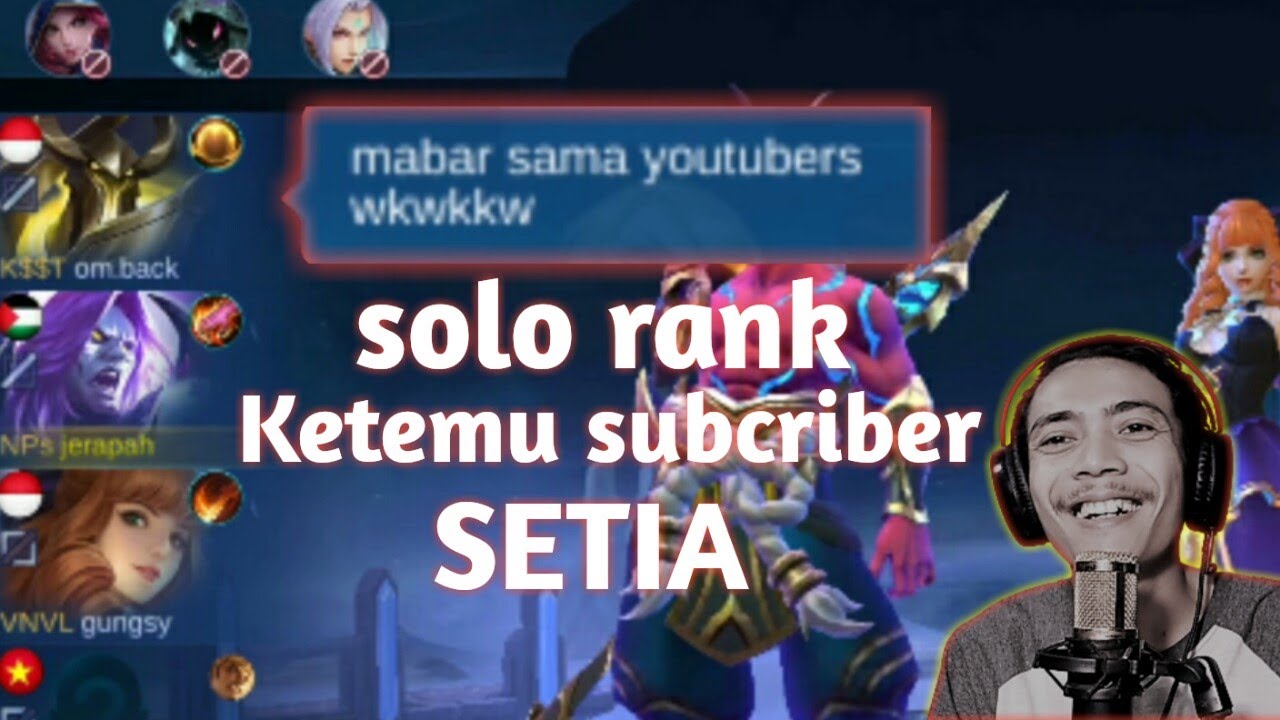 solo rank ketemu subcriber setia