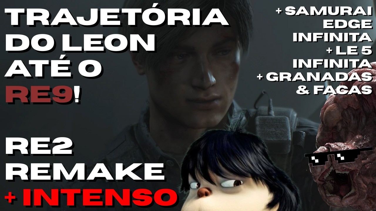 RESIDENT EVIL 2 REMAKE COM LEON A NO INTENSO POR CAUSA DO RE9!🐮#2