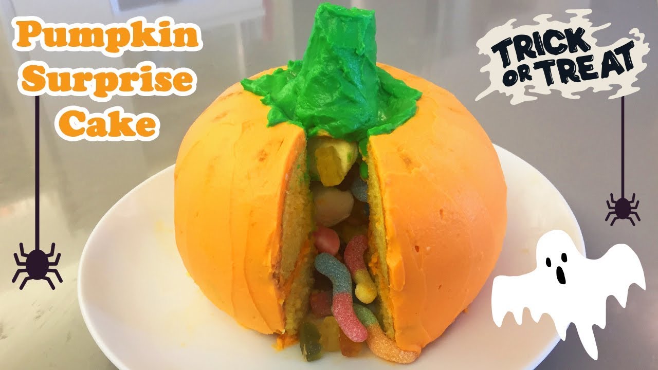 Pumpkin Surprise Cake - Cheeky Crumbs